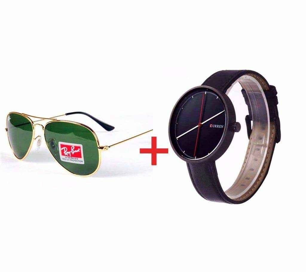 RAYBAN sunglasses copy+ CURREN wrist watch 