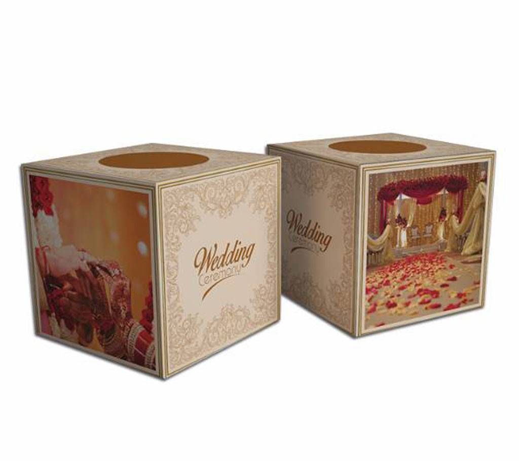 Customized Wedding  Tissue Box 50 pcs (Combo)