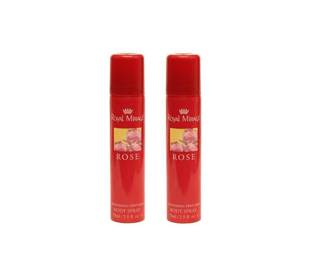 Royal Mirage Sport Perfumed body spray -02Pcs combo set