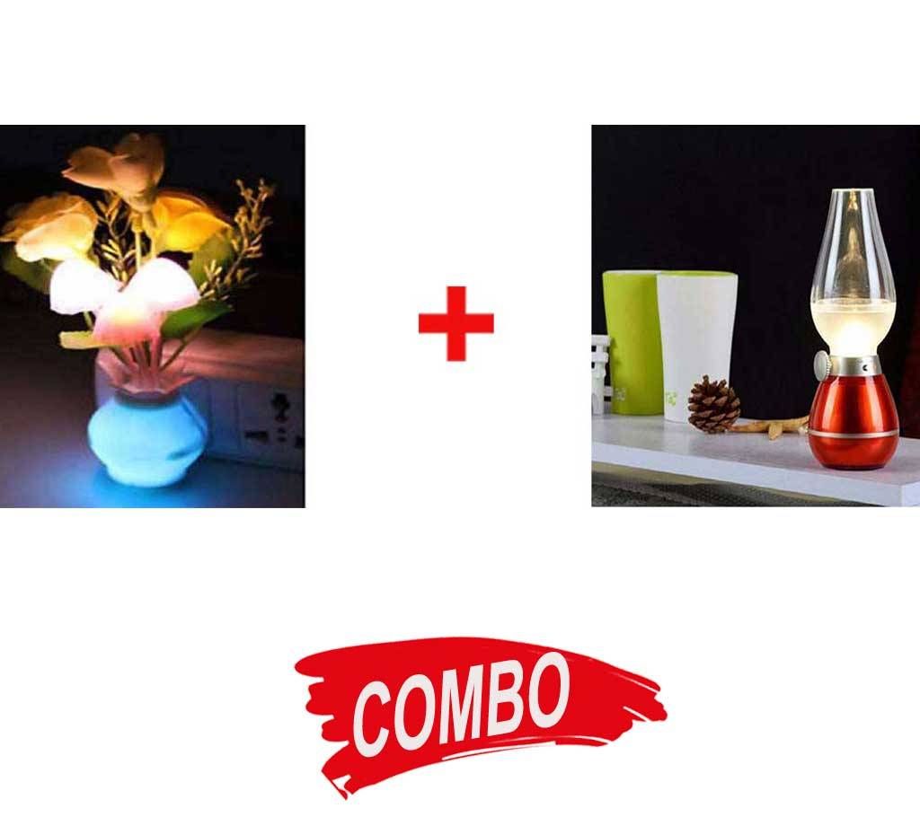 RETRO BLOW RECHARGEABLE USB LED LAMP + AVATAR MAGIC LAMP - Combo Offer