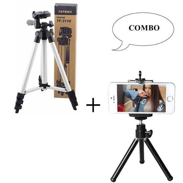 Combo of Tripod - 3110 Camera and Mobile Staand