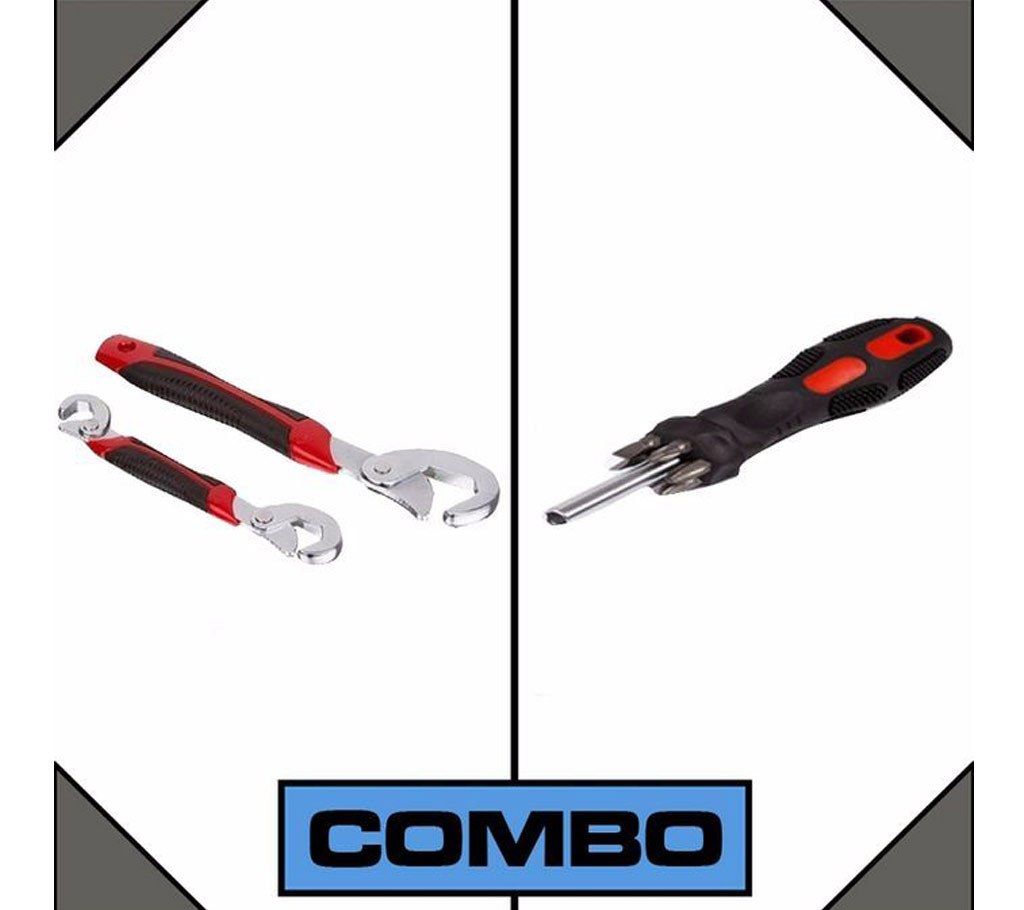 SNAP & GRIP Tool Set+Screw Driver Set Combo