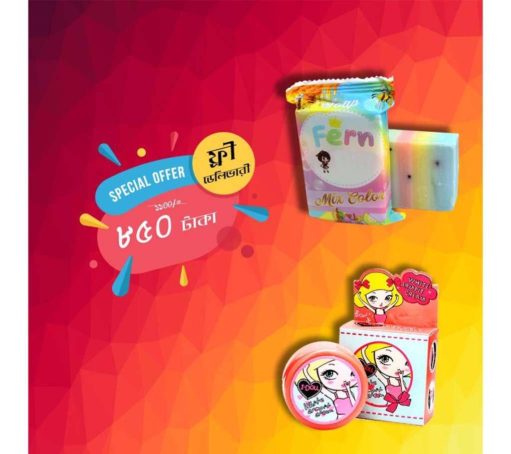 combo with I Doll armpit cream and fern soap