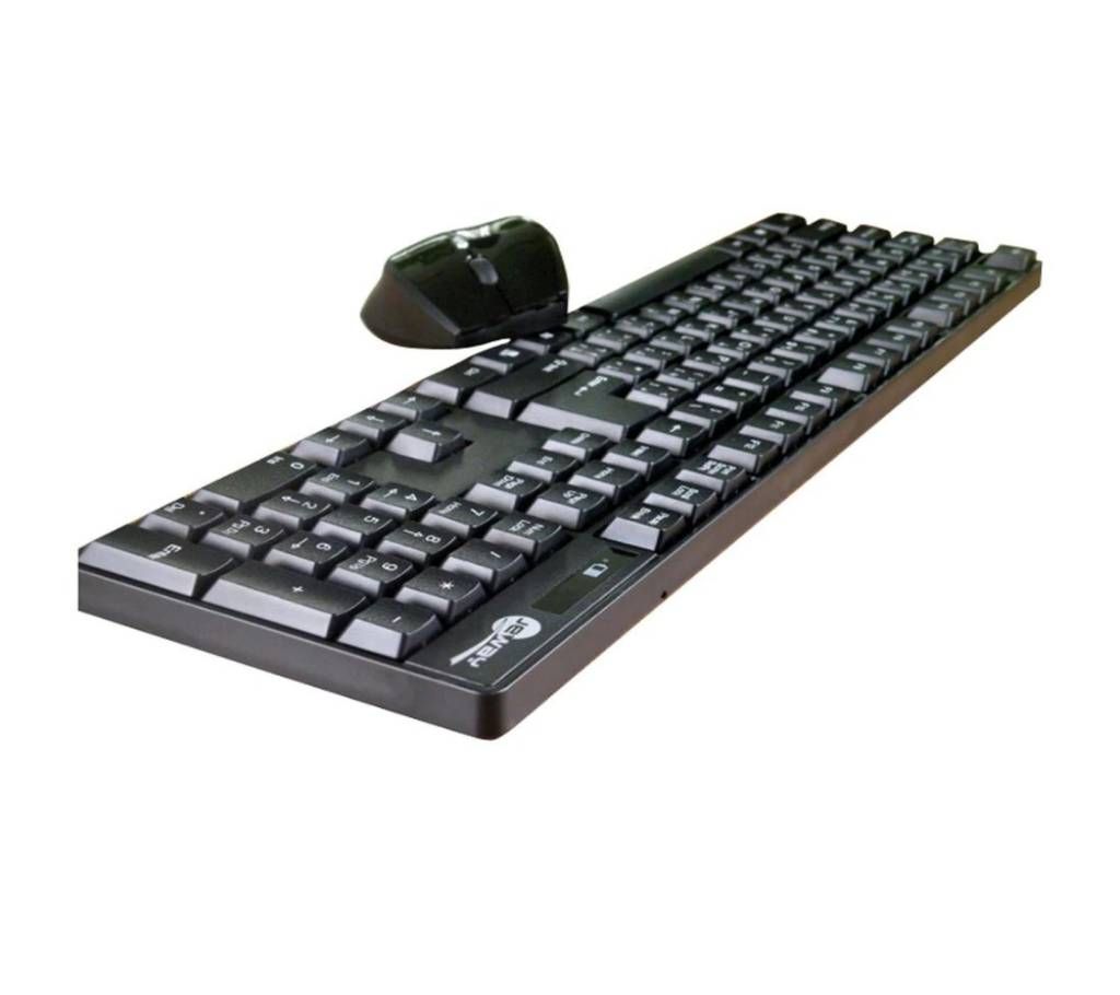 jeway wireless ultra-thin keyboard mouse combos