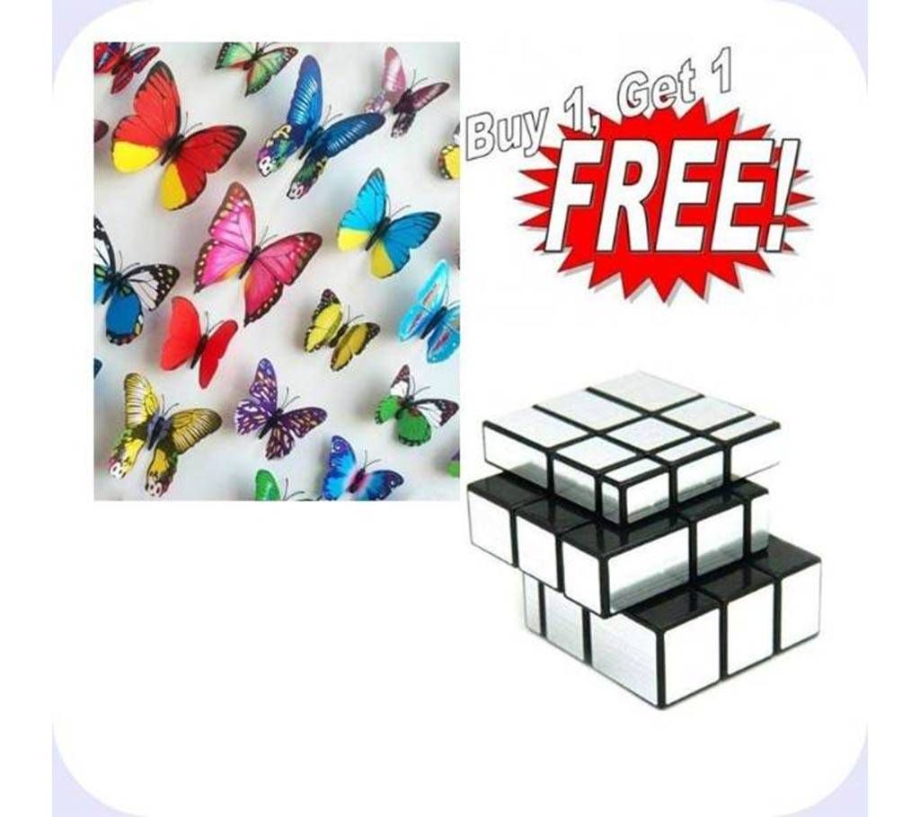 Butter Fly Sticker & Puzzle-Buy One Get One Free