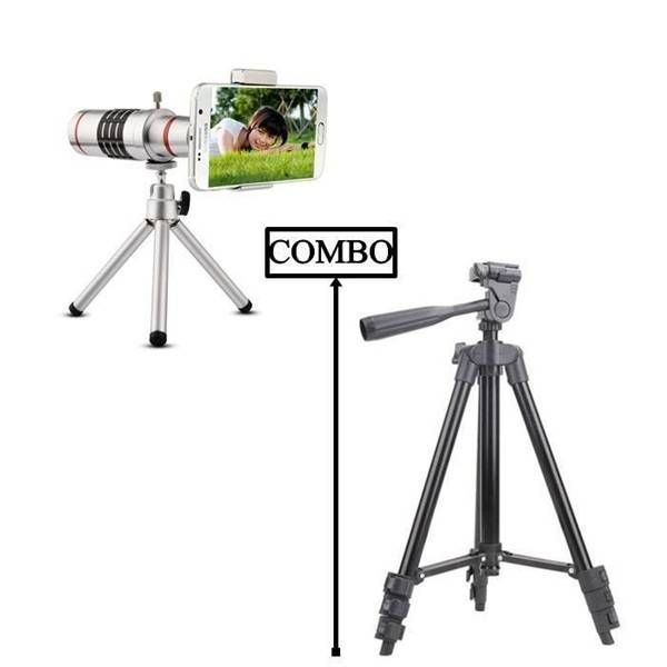 18X Zoom Lens & Tripod - 3120 Camera Stand Combo