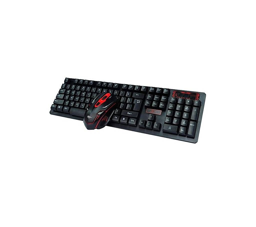 Havit Wireless Keyboard & Mouse Combo HV-KB585GCM - Black