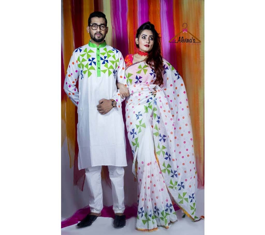 Valentine Saree-Panjabi Combo Offer