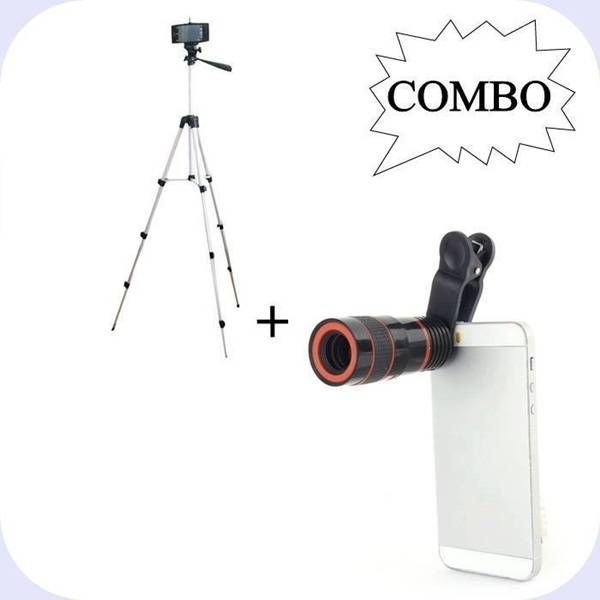 Tripod - 3110 Camera  Stand & 8X Zom Lens