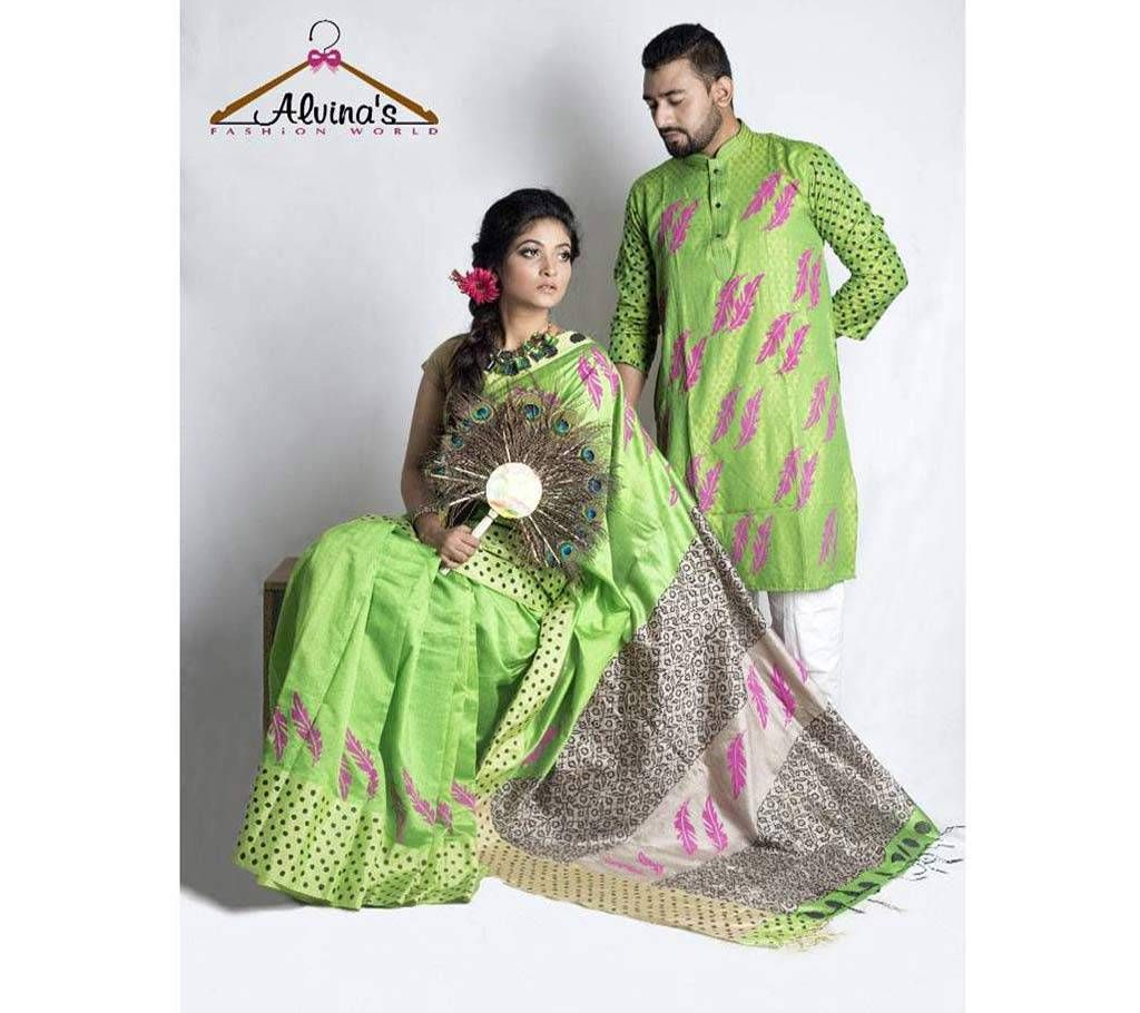 Saree-Panjabi Combo Offer