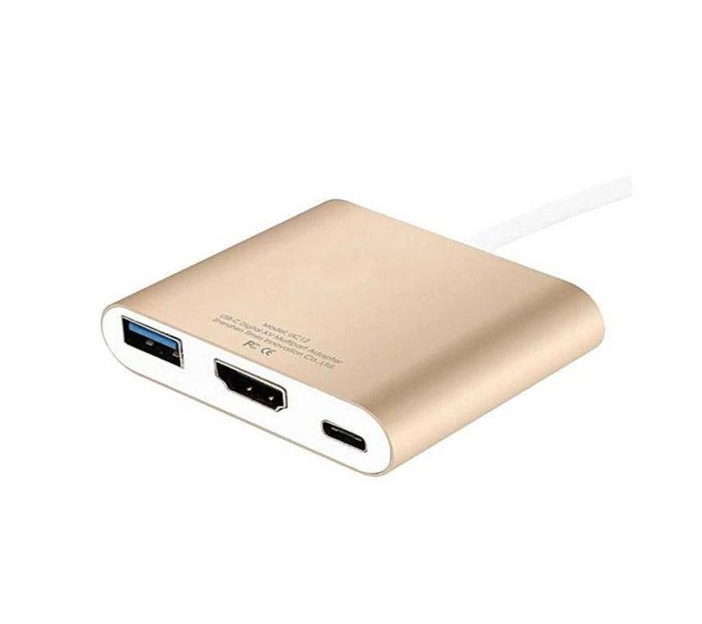 Type-C To HDMI and HUB Adapter