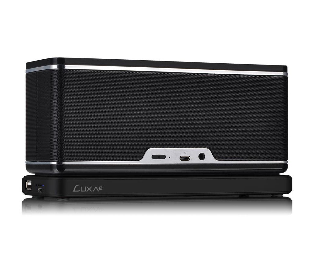 Luxa2 GROOVYW - Bluetooth Speaker with Wireless Charging Station