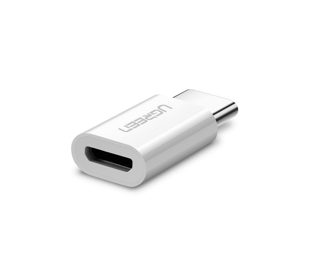 USB 3.1 Type-C to Micro USB Adapter ABS case White