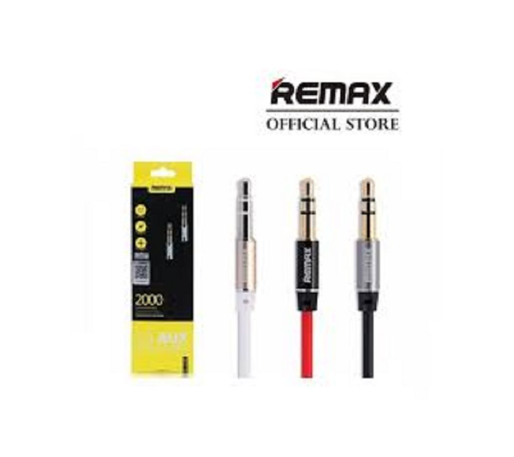 3.5mm Aux Audio 2000mm Cable RL-L200 - Black
