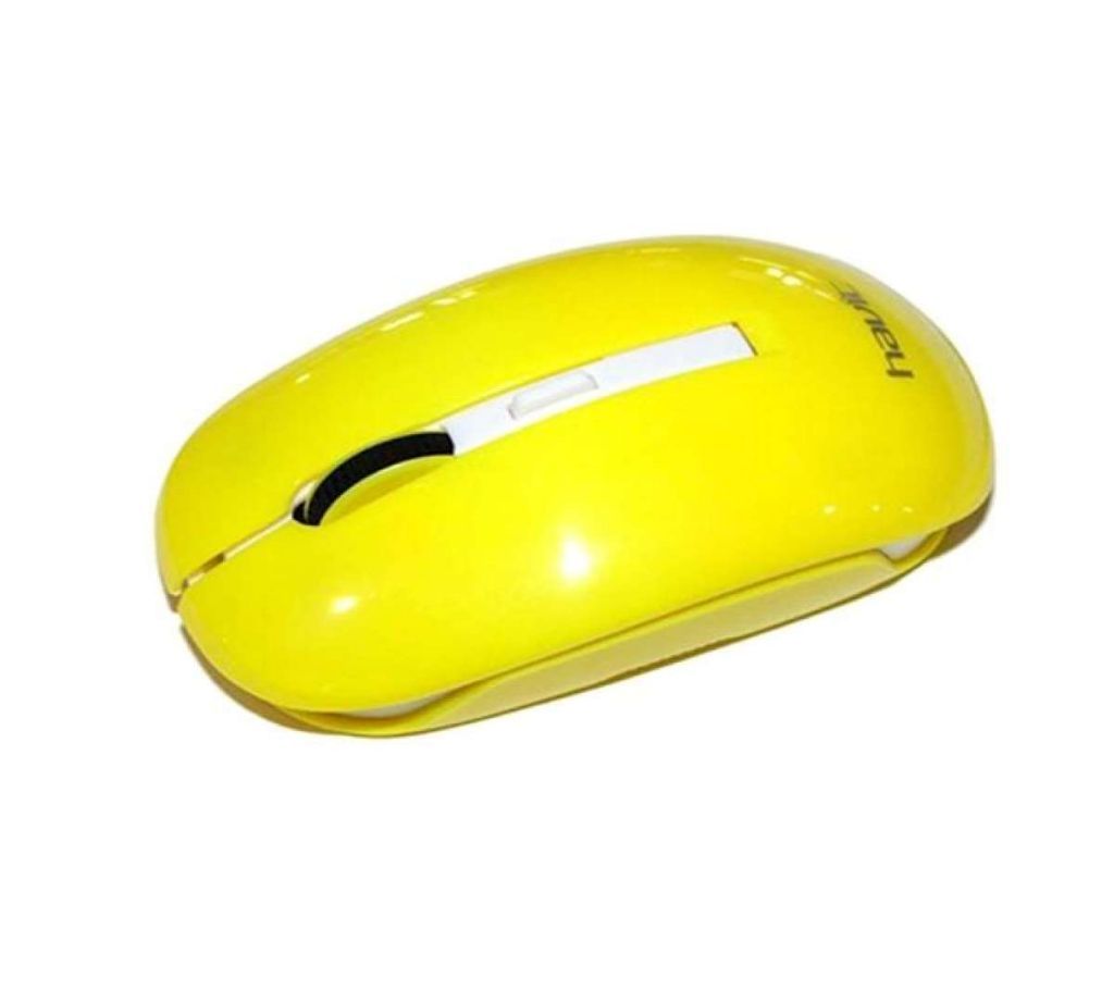 HV-MS979GT - Wireless Optical Mouse - Yellow