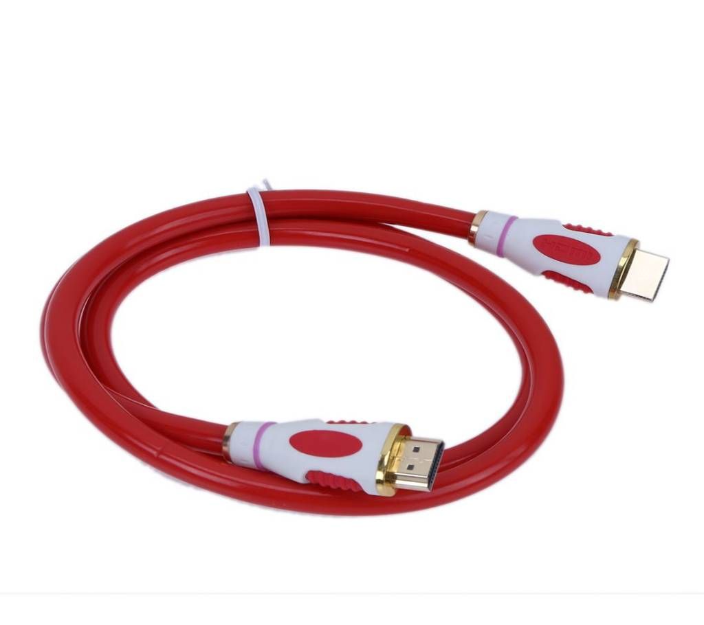 BLACK RED 10 METER HDMI PC Cable