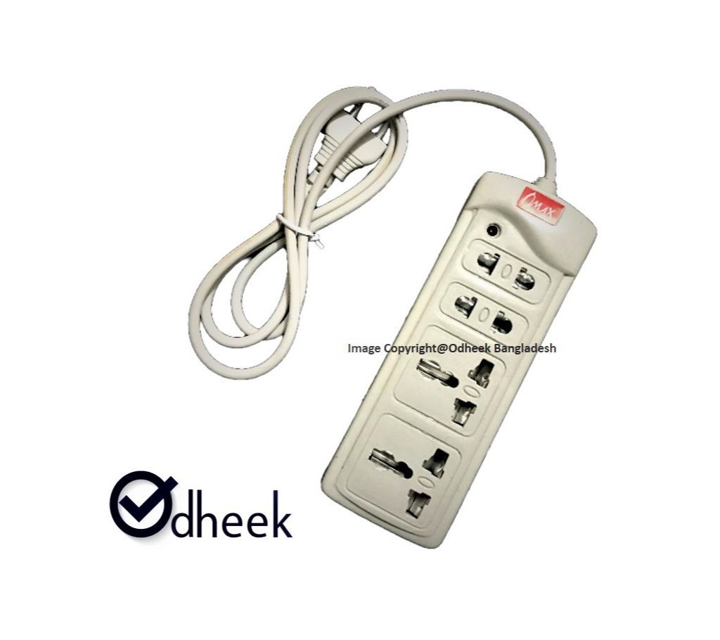 Multiplug 4 Port Two 3 pin and Two 2 Pins