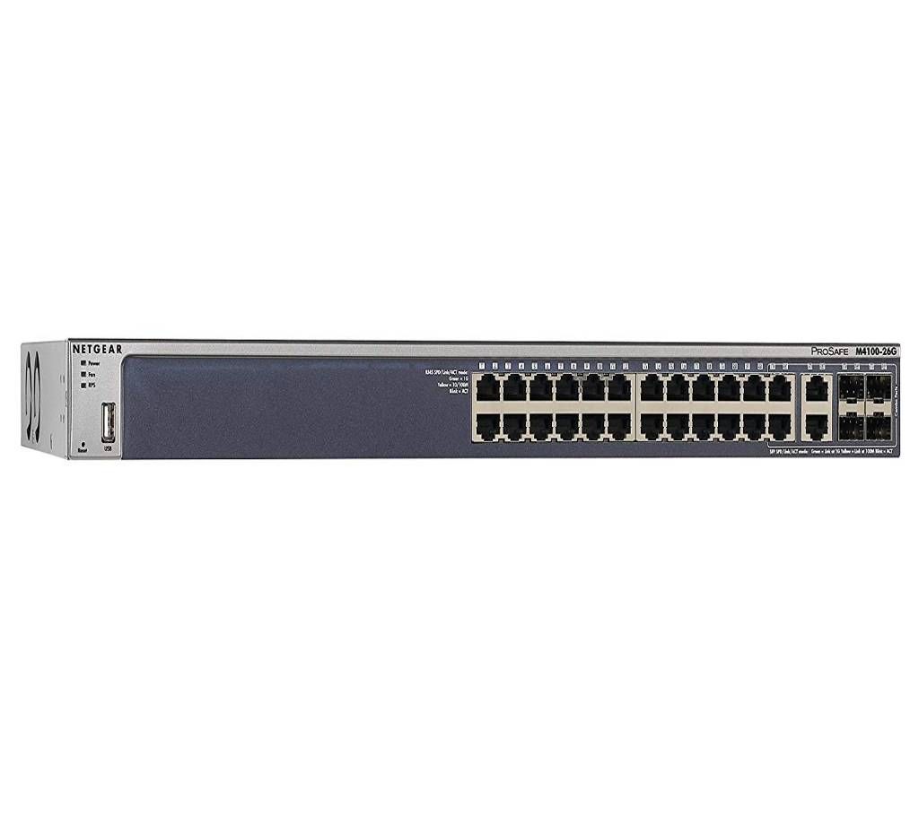 26-Port ProSafe Gigabit L2 Manage Switch+4SFP Lifetime Warranty