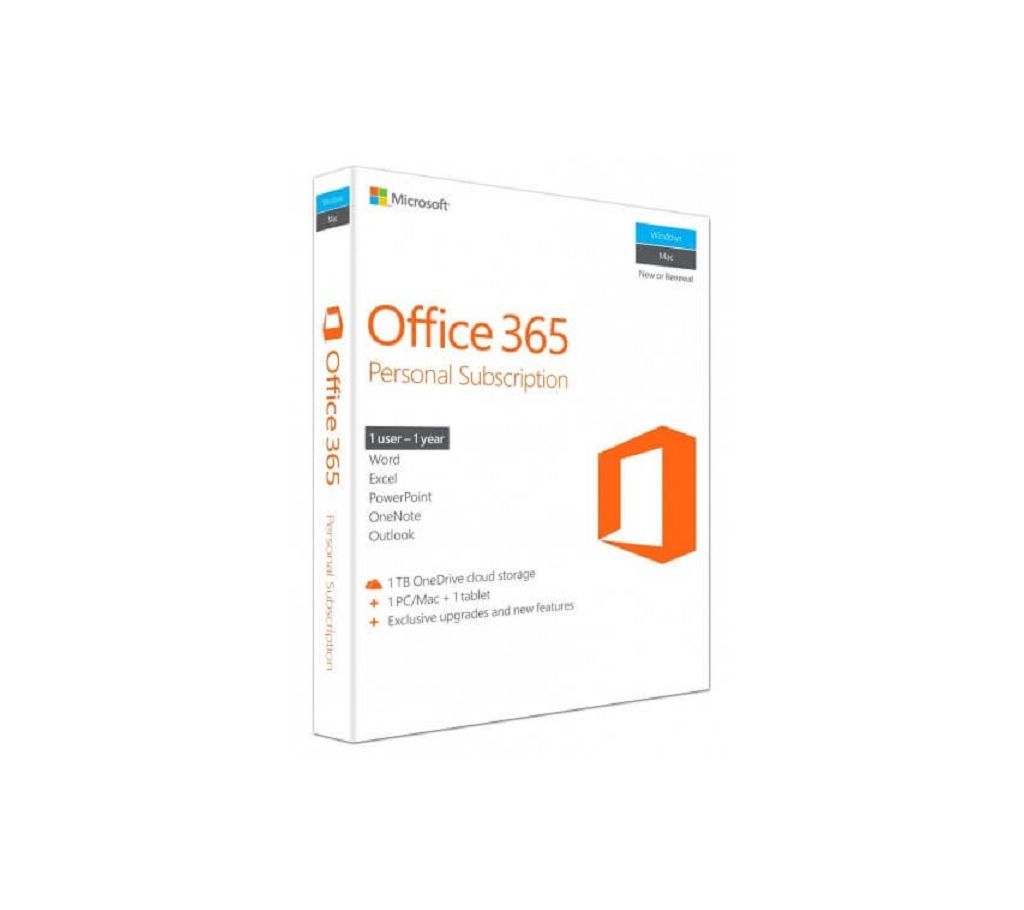 Office 365 Personal For 1 User (01 Year Subscription)