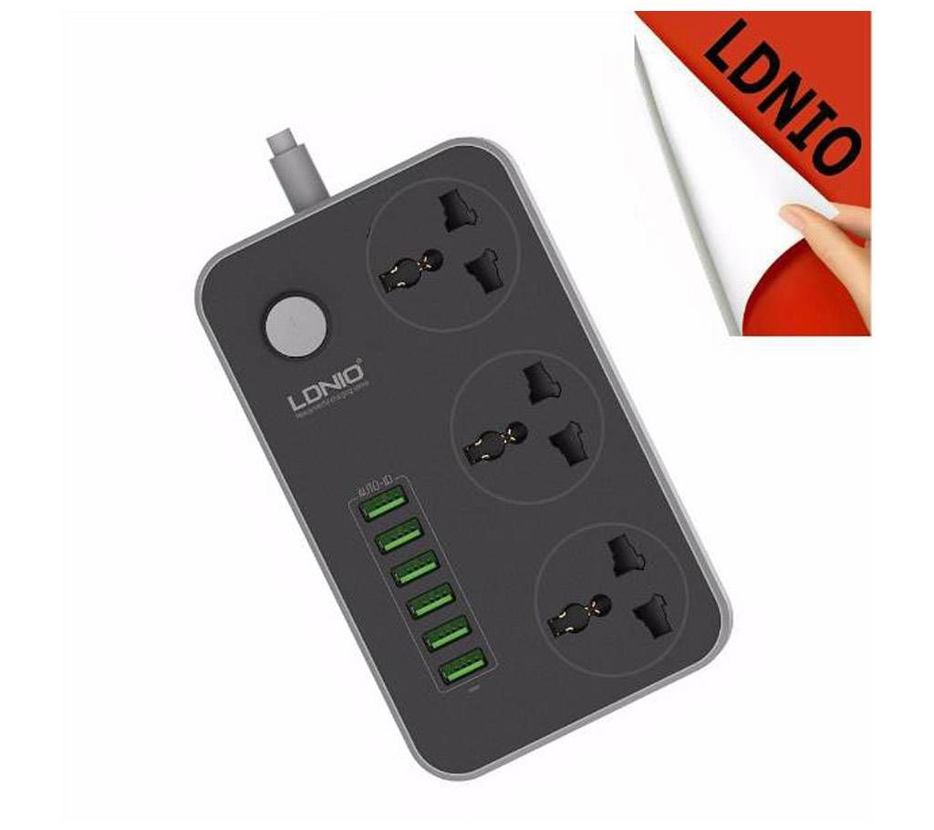 LDNIO Universal Power Strip Adapter  With USB HUB