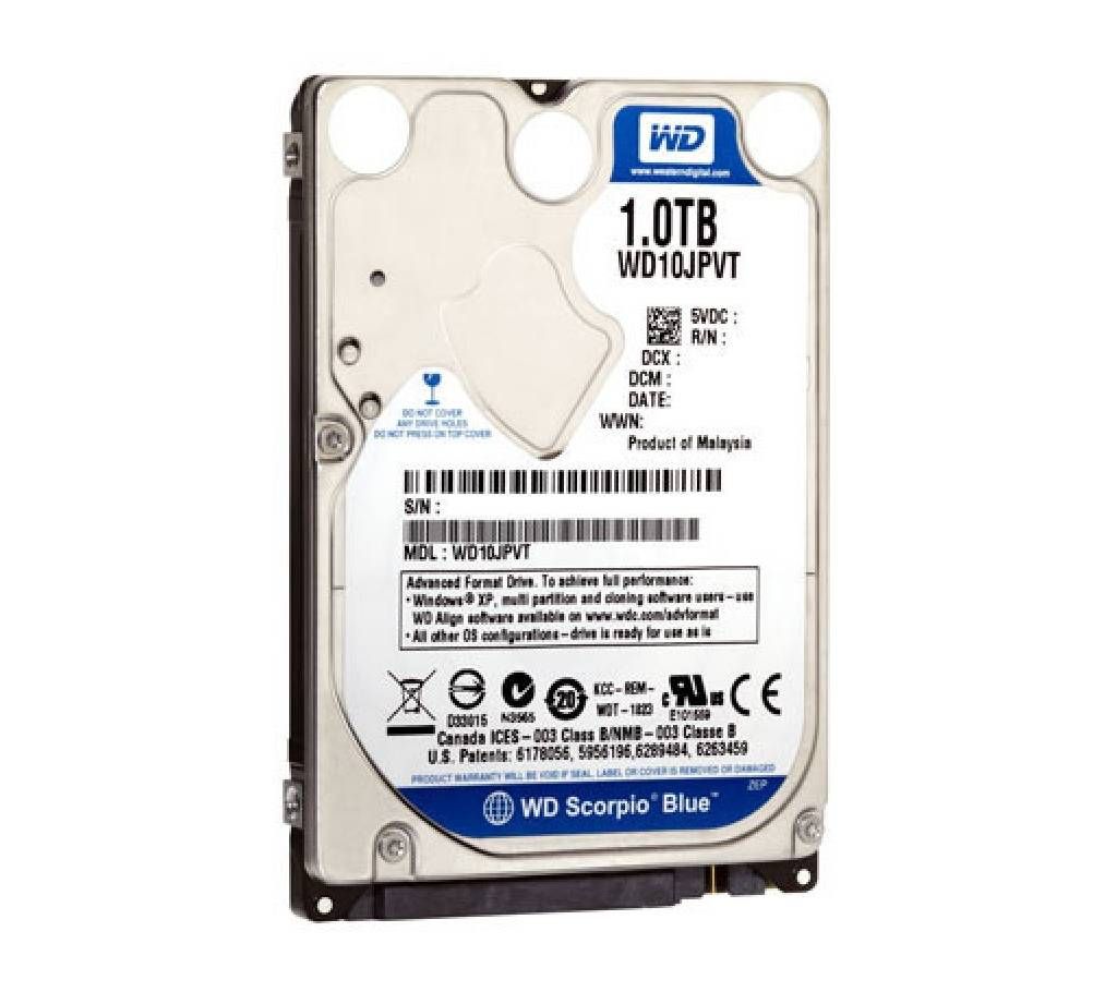 1TB HDD Laptop