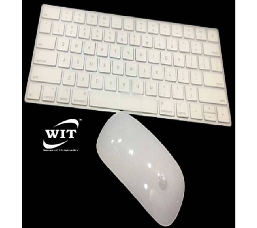 Apple Wireless Magic Keyboard MLA22LL/A with Apple Magic Bluetooth Mouse MLA02LL/A