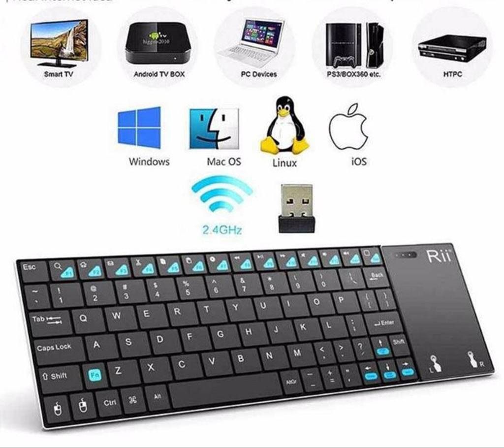 Mini wireless slim bluetooth key board