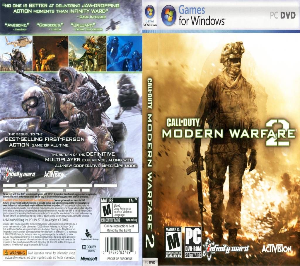 Call Of  Duty MW 2 PC DVD