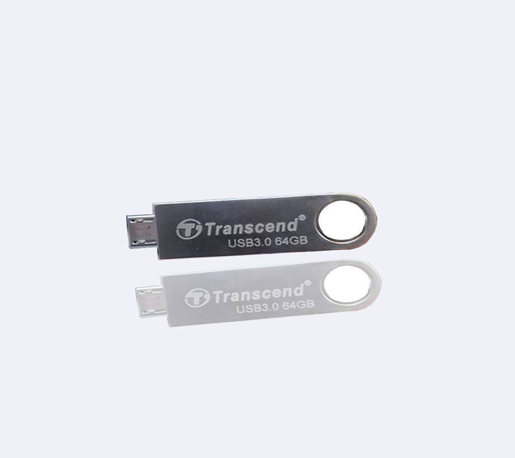 Transcend 64GB OTG Pendrive USB 3.0 - 1 pcs
