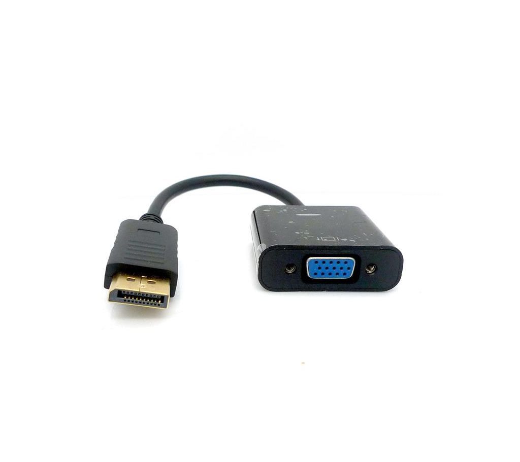 DP to VGA Female Converter Adapter Cable for Projector DTV TV HDVD Player