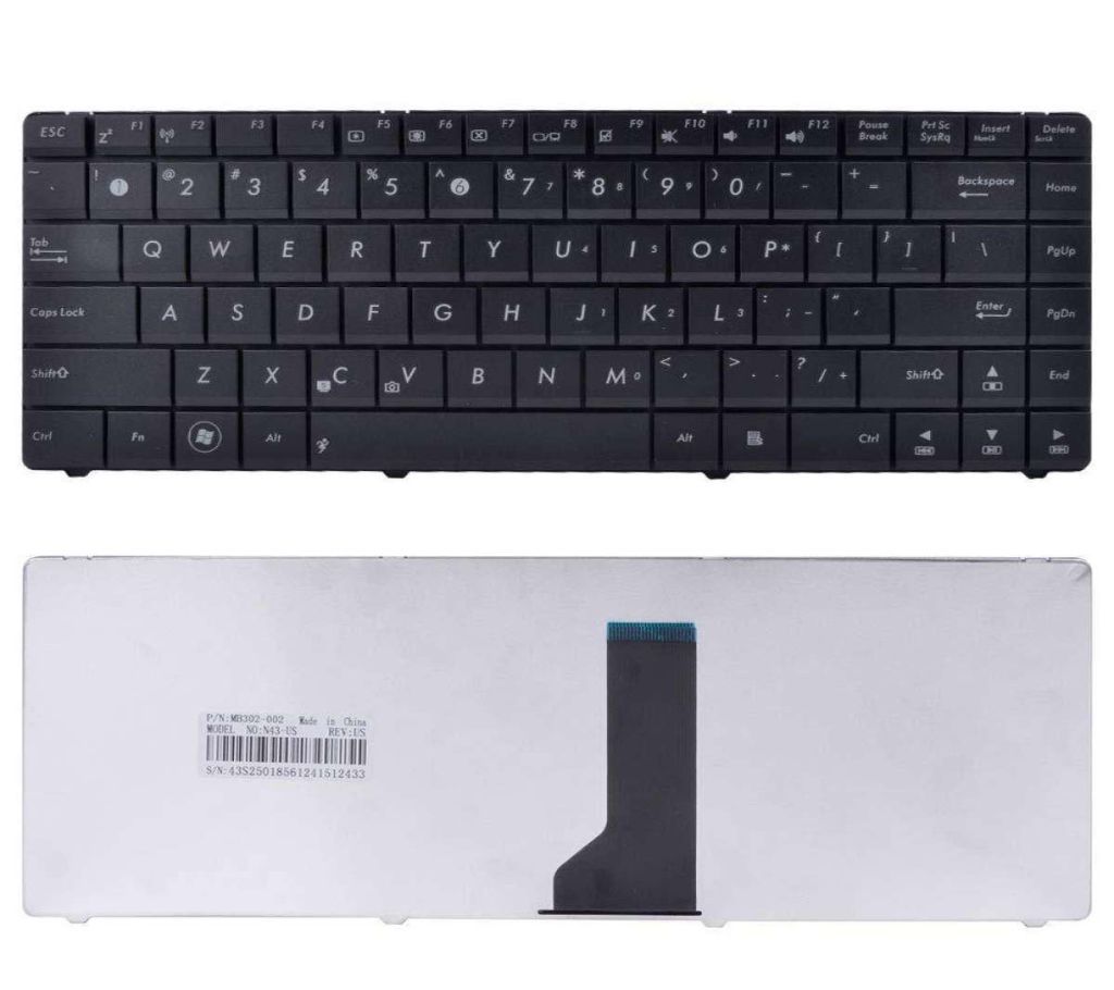 Replacement Keyboard for ASUS B43 N43 K42 K42D K42J K42F N43JQN82J N82JG N82JQ N82JV U35F U35J U35JC A42 A42N A42D A42F A42J N43SN A83S B43J X42F X44C