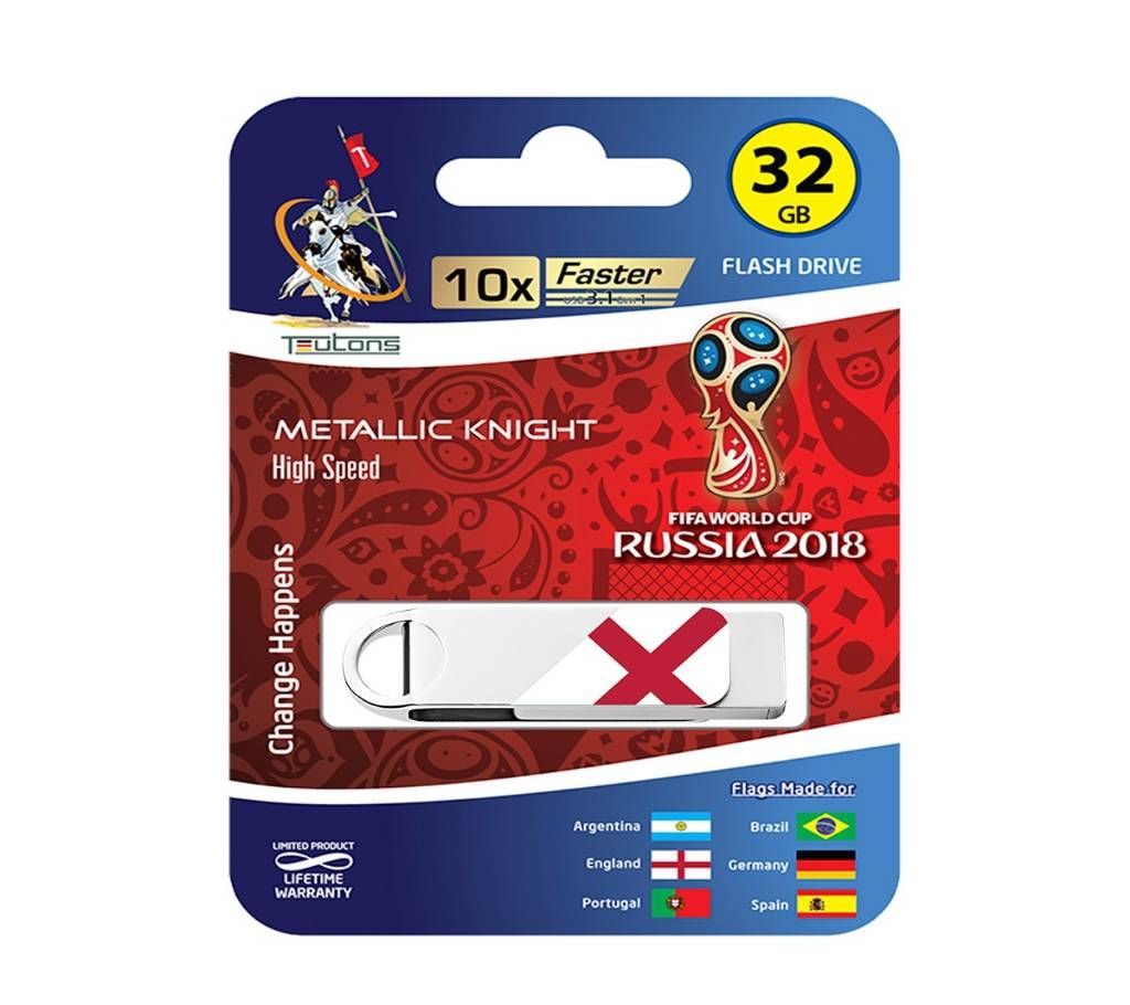 TEUTONS Metallic Knight 32GB (England) Pendrive