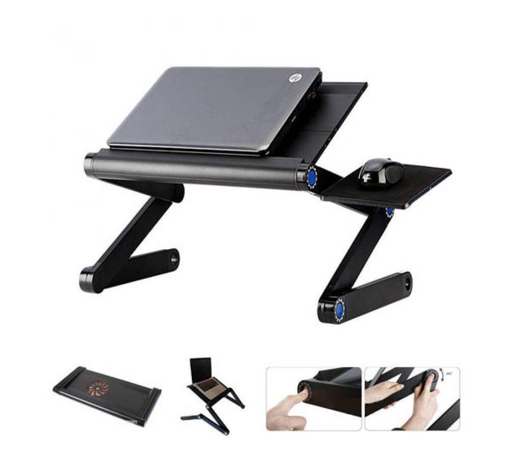 Aluminium Laptop Table T9 - Black