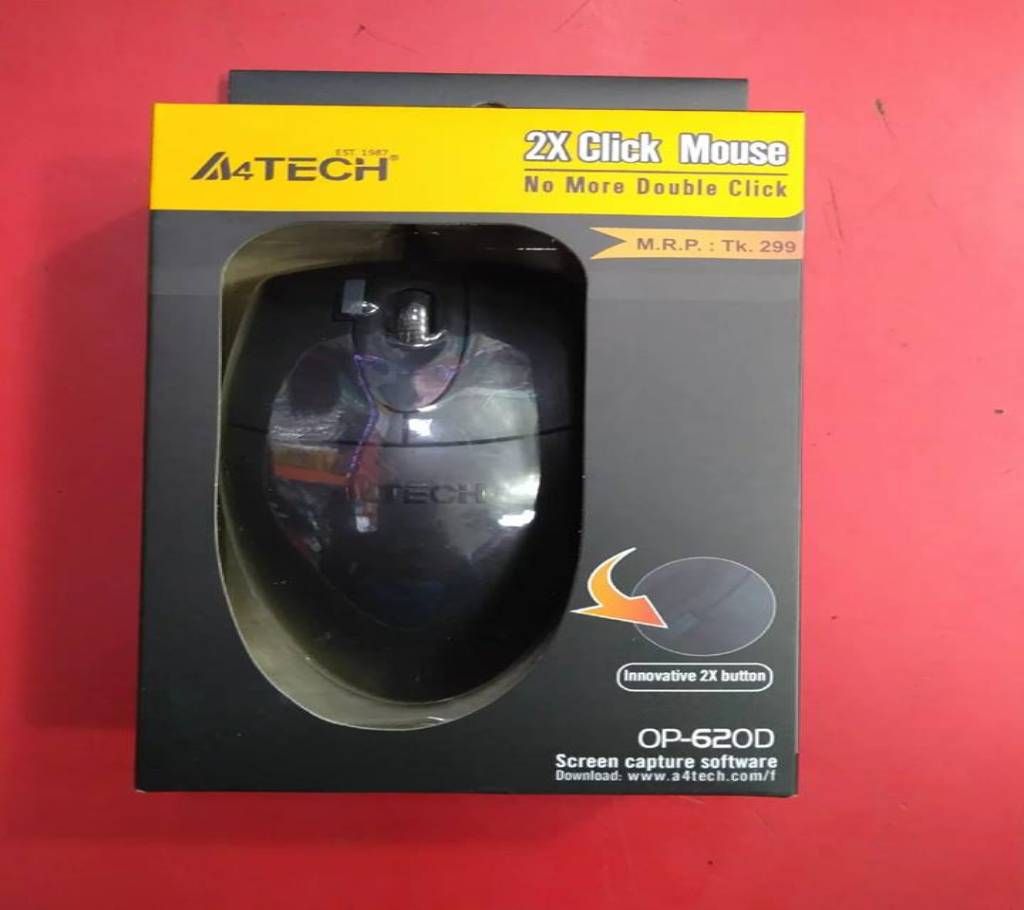 A4tech OP-620D 2X Click Optical Mouse