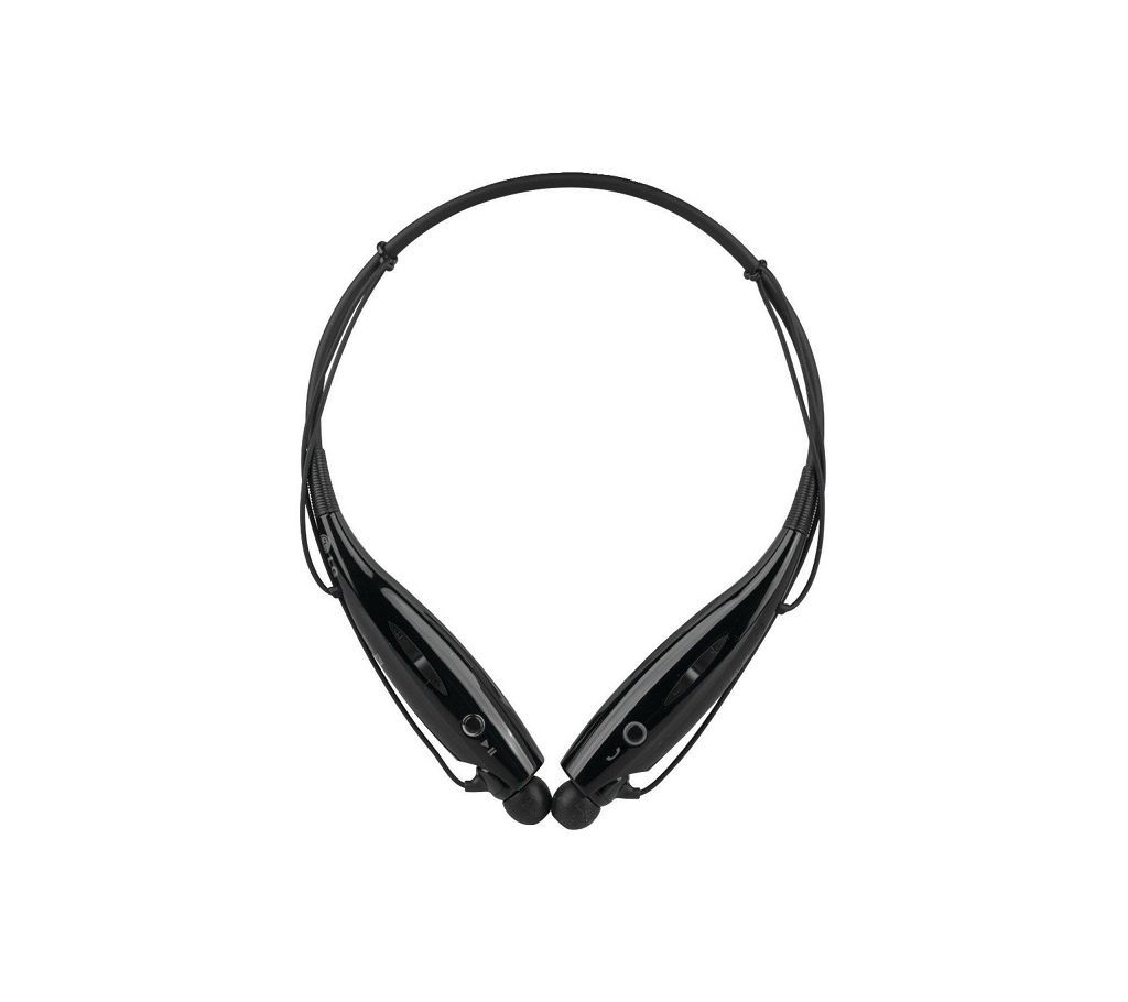 Wireless Sport  Belt Black Tone Bluetooth Headset 