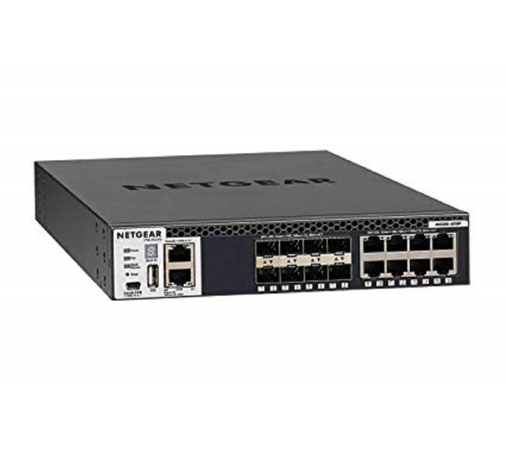 8-Port 10G Fiber & 8-Port 10G Ethernet L3 Stackable Managed Switch Lifetime Warranty