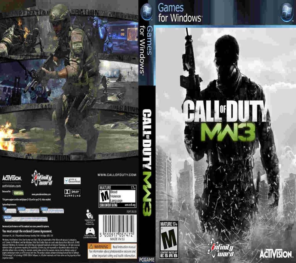 Call Of  Duty MW 3 PC DVD