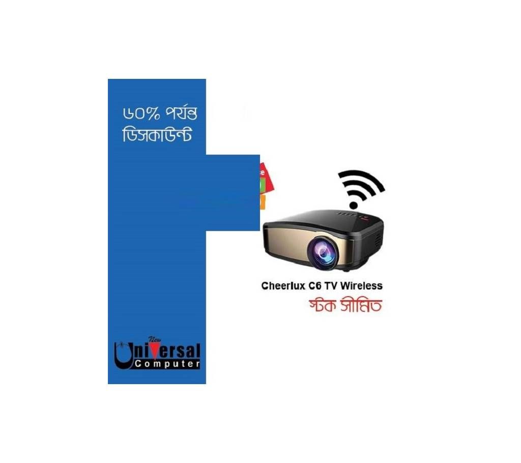 Cheerlux C6 TV Wireless Projector