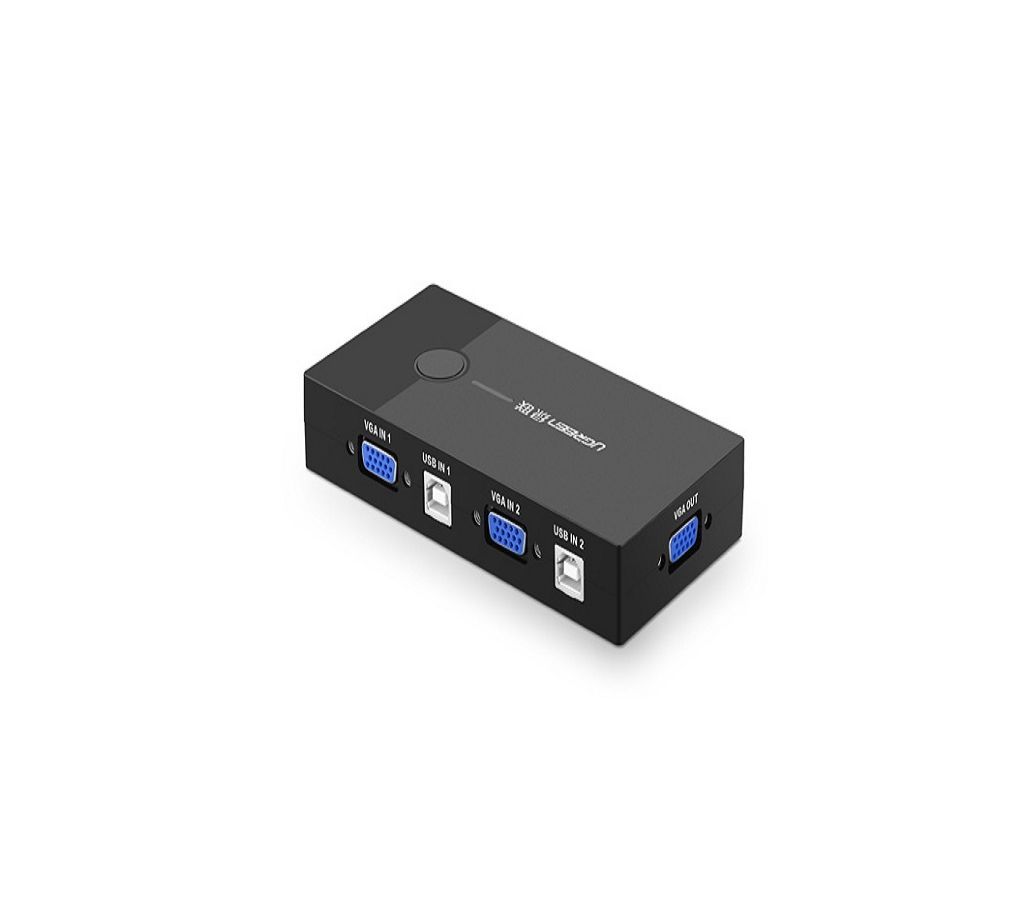 KVM Switch with 2 Ports USB