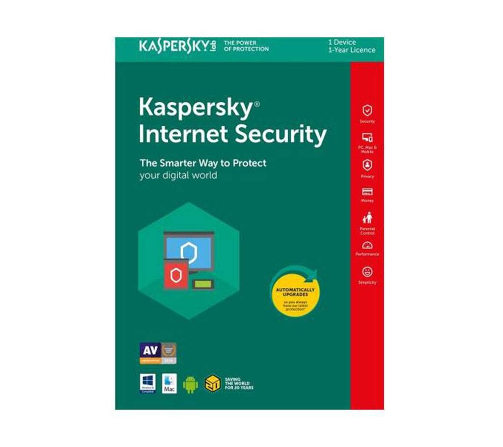 Kaspersky 2018 Internet Security 1 User
