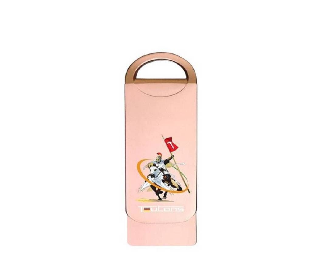TEUTONS Metallic Knight 32GB Pendrive - Rose Gold