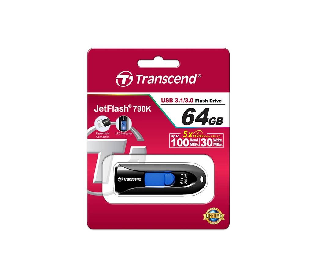 Transcend JetDrive 790K 64GB Capless USB 3.0 Flash Drive