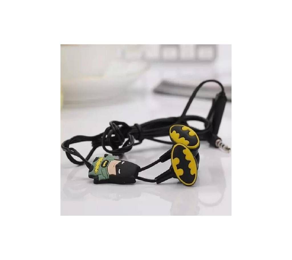3.5mm Superhero Earphone - Batman