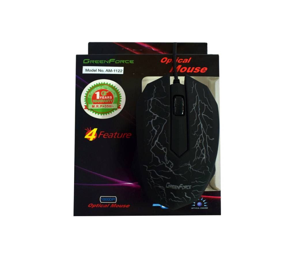GreenForce AM-1122 RGB Gaming Mouse