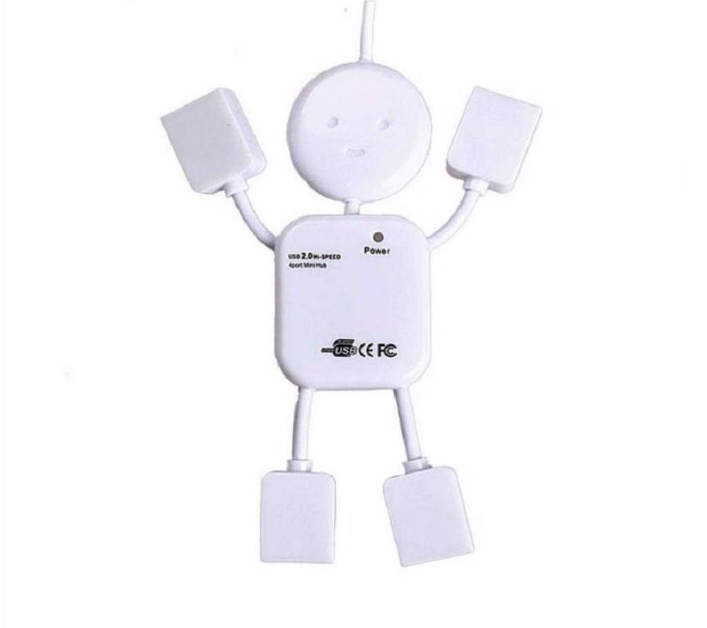 Robot Shaped 4 Port USB Hub