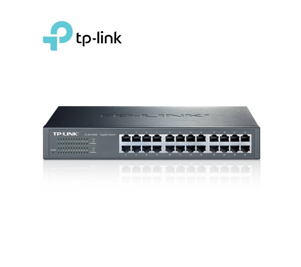 TP Link TL-SG1024D 24 Port Gigabit (Desktop)