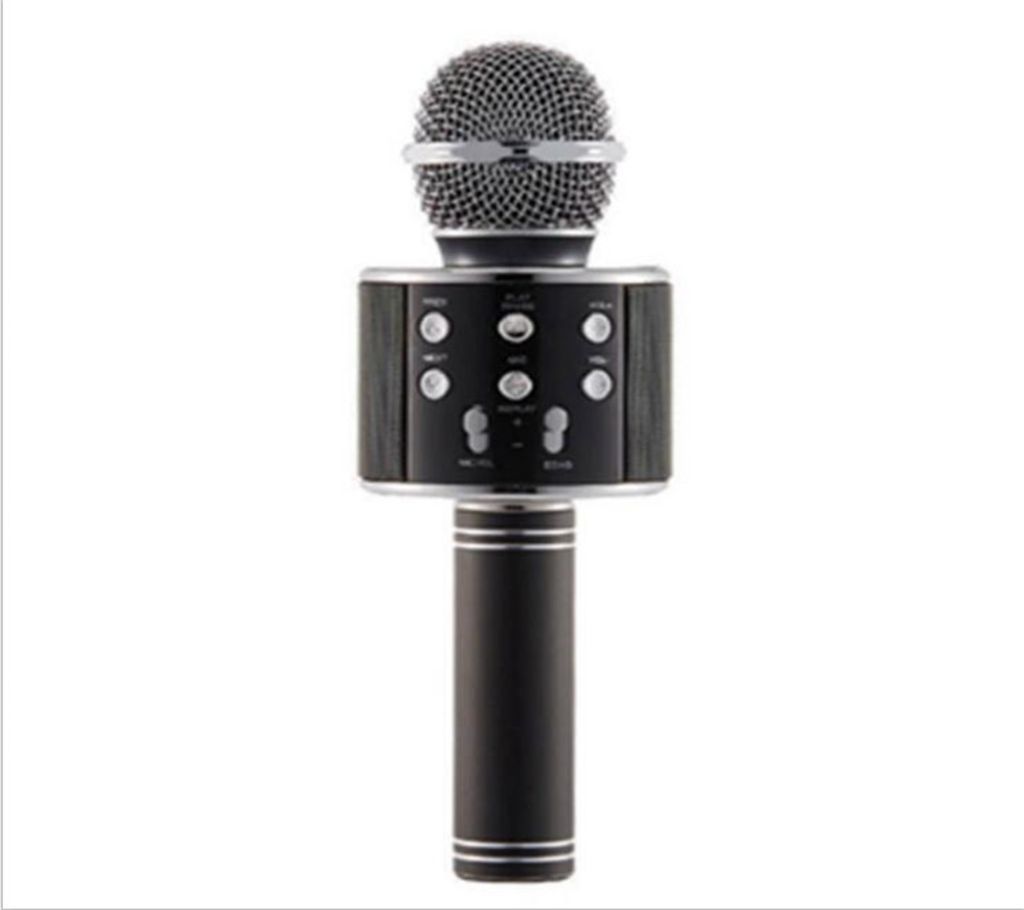 WS 858 wireless microphone professional condenser karaoke mic bluetooth stand radio mikrofon studio recording studio WS858