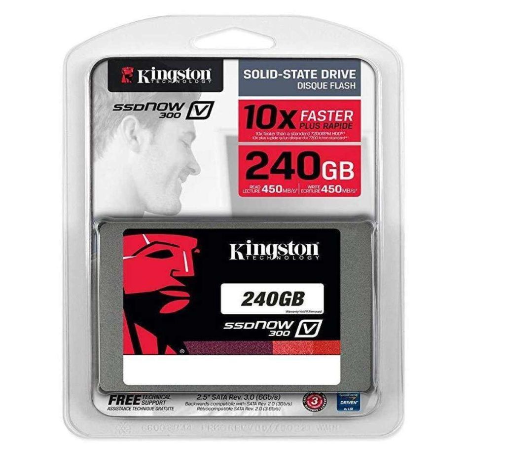 Kingston SSDNow V300 Series 2.5 240GB SATA III Internal Solid State Drive (SSD) SV300S37A/240G,( 3 Year Warranty )