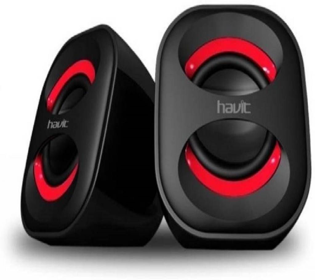 HAVIT USB SPEAKER Red/Blue