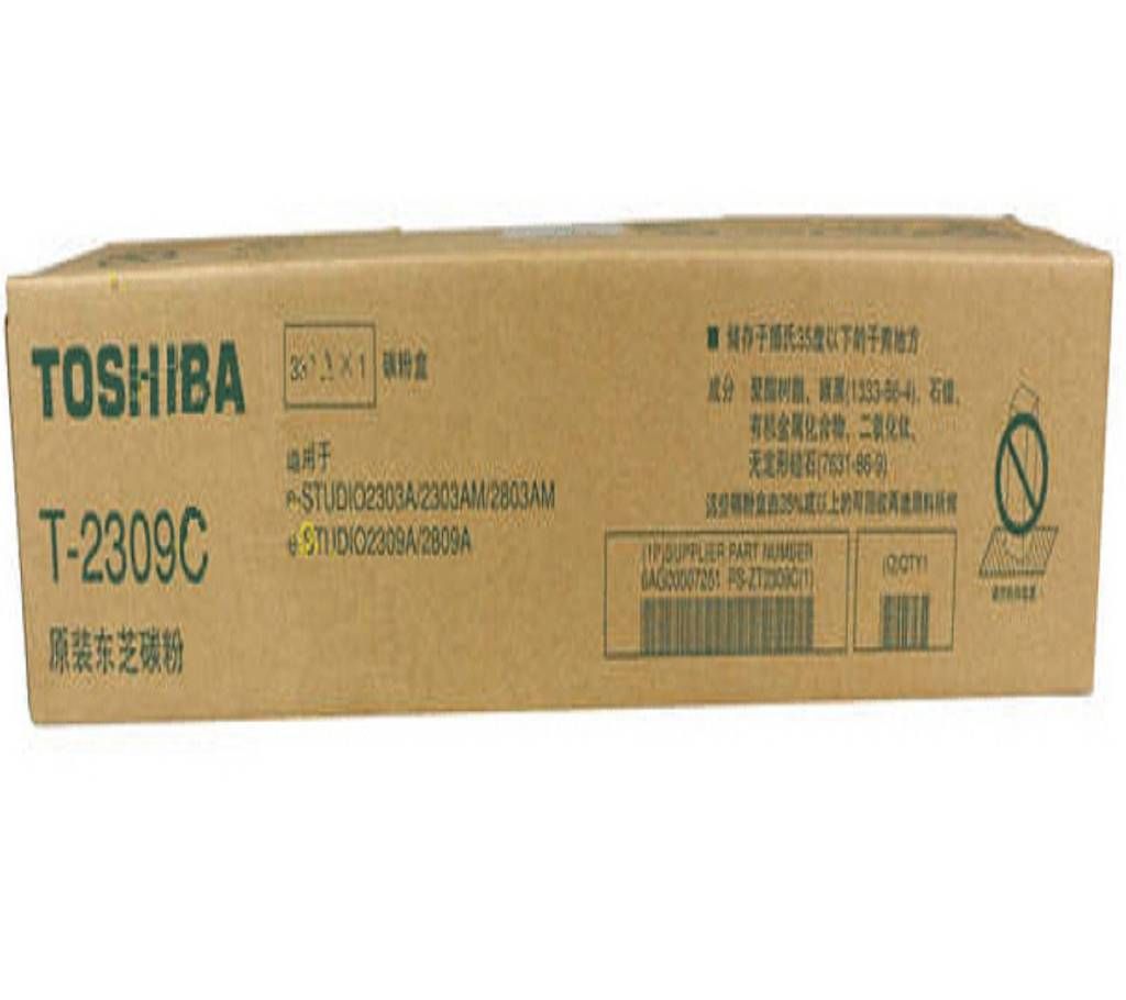 Toner Cartridge T- 2309C Genuine for Toshiba e-STUDIO 2303A 2309A 2809A 2303AM